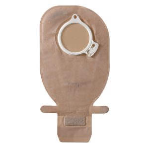 COLOPLAST Assura® Original Two-Piece Opaque Ostomy Pouch, 50 mm Flange, Red Match 13985