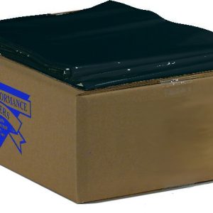 COLONIAL BAG CORP Colonial Bag 2X Heavy Duty Trash Bag, Black, 33 gal., 1.35 mil TGG-39XH