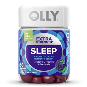 OLLY PUBLIC BENEFIT CORP Olly® Sleep Gummies with Melatonin and L-Theanine Extra Strength Blackberry Zen 85293300841