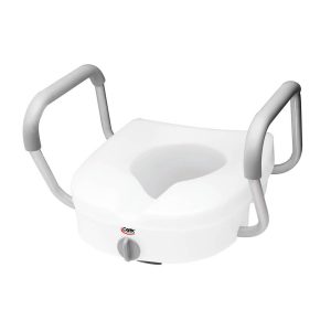 DRIVE DEVILBISS HEALTHCARE Carex® E-Z Lock™ Raised Toilet Seat with Armrests FGB311C0 0000
