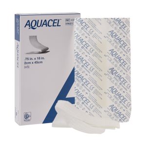 CONVATEC Aquacel® Ribbon Hydrofiber Gelling Fiber Wound Dressing, ¾ x 18 Inch 403770