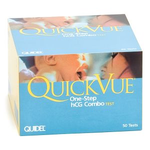 QUIDEL QuickVue® One-Step hCG Combo Pregnancy Fertility Reproductive Health Test Kit 20110