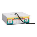FABRICATION ENTERPRISES CanDo® Low Powder Exercise Resistance Tubing, Black, 100', X-Heavy Resistance 10-5525
