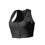 HEART&CORE SPORTS AND MEDICAL LLC heart&core® Larissa Post-Surgical Bra with Drainage Bulb Holders, Black, Medium HC00002BM