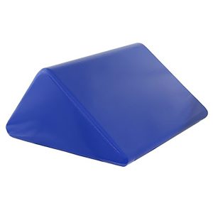 FABRICATION ENTERPRISES Skillbuilders® Knee Positioning Wedge, Foam, 13 x 21 x 15 Inch, Blue 30-1250