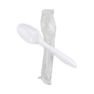 MCKESSON BRAND McKesson Polypropylene Spoon, White 16-4594