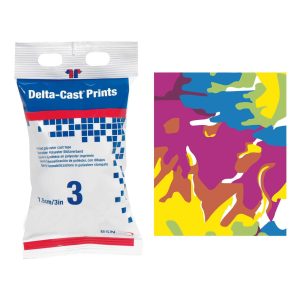 BSN MEDICAL Delta-Cast® Prints Pastel Cast Tape, 3 Inch x 4 Yard 4073