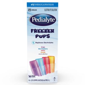 ABBOTT NUTRITION Pedialyte® Freezer Pop Electrolyte Solution, Assorted Flavors 62605