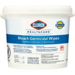 THE CLOROX COMPANY Clorox Healthcare® Bleach Germicidal Wipes, Bucket, 110 ct. 30358