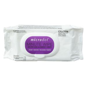CAMBRIDGE SENSORS USA microdot® Minute Wipe, 60 Count Flat Pack 601-24