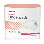 MCKESSON BRAND McKesson Super Moderate Absorbency Underpad, 30 x 30 Inch UPMD3030-100