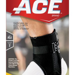 3M COMPANY 3M™ ACE™ Ankle Brace, Adjustable, Lace-Up, Side Stabilizers 207266