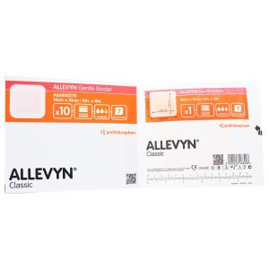 SMITH & NEPHEW Allevyn Gentle Border Foam Dressing, 10 x 10 Centimeter 66800270