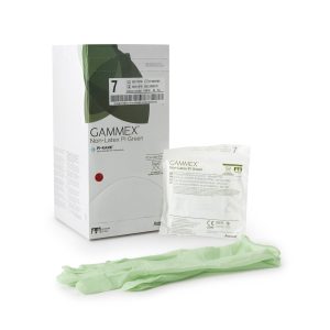ANSELL Gammex® Non-Latex PI Green Polyisoprene Surgical Glove, Size 7, Light Green 20685270