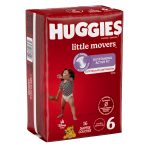 KIMBERLY CLARK Huggies® Little Movers® Diaper, Size 6 49693