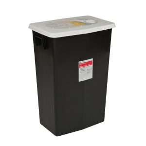CARDINAL SharpSafety™ RCRA Waste Container, 8 Gallon, 15.5 x 17.75 x 11 Inch 8608RC