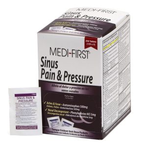 MEDIQUE PRODUCTS Medi-First® Acetaminophen / Phenylephrine Sinus Relief 81948