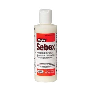MAJOR PHARMACEUTICALS Rugby Sebex Medicated Dandruff, Seborrheic Dermatitis & Psoriasis Shampoo, 4 oz 00536196297