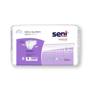 TZMO USA INC Seni® Super Heavy Absorbency Incontinence Brief, Small S-SM25-BS1