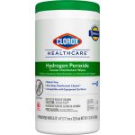 THE CLOROX COMPANY Clorox Healthcare® Hydrogen Peroxide Cleaner Disinfectant Wipes, Canister 30824