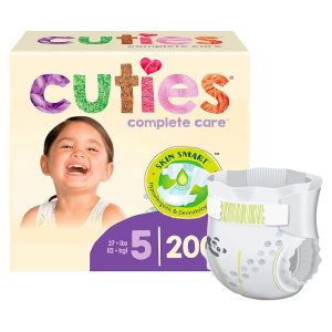 FIRST QUALITY PRODUCTS LLC Cuties® Complete Care Diapers for Children, 27+ lbs. CDB005