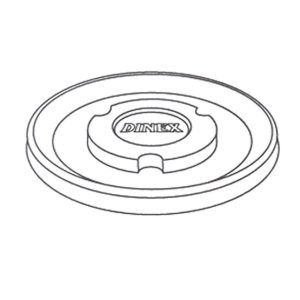 CULINARY DEPOT INC Dinex® Turnbury® Drinking Mug Lid for use with 8-ounce Mug and 5-ounce Bowl DX30008714