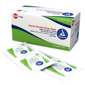 dynarex® Alcohol Prep Pad, Individual Packets 1116