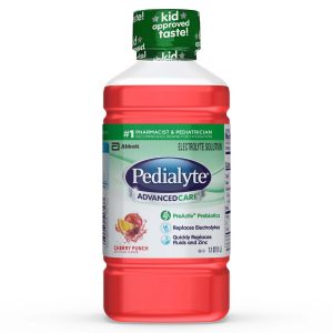 ABBOTT NUTRITION Pedialyte® AdvancedCare™ Cherry Punch Electrolyte Solution, 1 Liter Bottle 63057