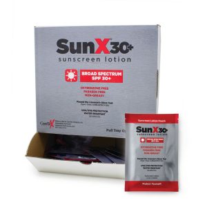 CORETEX PRODUCTS SunX® SPF 30+ Sunscreen in Dispenser Box, Individual Packets 71430