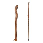 MABIS HEALTHCARE Brazos™ Twisted Oak Ergonomic Fitness Handcrafted Walking Stick, 48-Inch, Brown 602-3000-1087