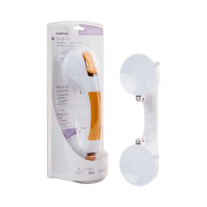 MCKESSON BRAND McKesson White / Yellow Plastic Suction-Cup Grab Bar 146-RTL13082