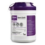 PROFESSIONAL DISPOSABLES Super Sani-Cloth® Large Germicidal Disinfectant Wipes, Canister, 160 ct. Q55172