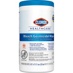 THE CLOROX COMPANY Clorox Healthcare® Bleach Germicidal Wipes, Canister, 70 ct. 35309