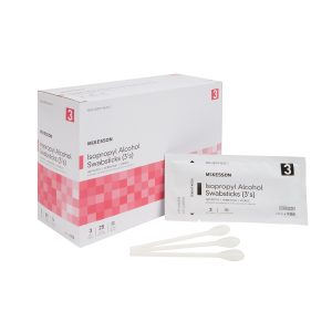 MCKESSON BRAND McKesson Impregnated Swabstick, 70% Isopropyl Alcohol 988