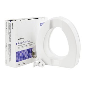 MCKESSON BRAND McKesson Raised Toilet Seat, 4-Inch Height 146-RTL12064