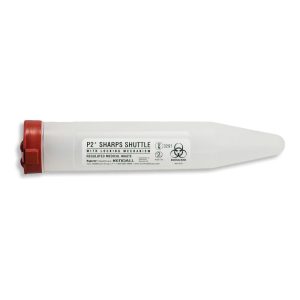 MEDSOURCE INTERNATIONAL Sharps Dart Pocket Shuttle Sharps Container, 1.1 x 6.7 Inch MS-64250