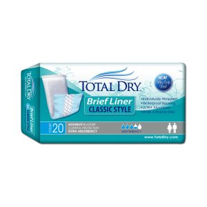 SECURE PERSONAL CARE PRODUCTS TotalDry™ Moderate Extra Absorbency Bladder Control Pad, 4 x 13 Inch SP1571