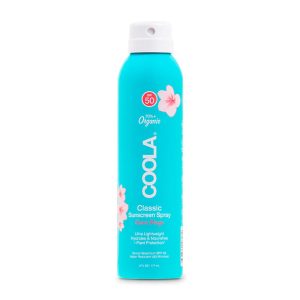 COOLA LLC Coola® Classic Body Sunscreen Spray SPF 50 Guava Mano Scent, 6-ounce Aerosol Can CL10120