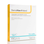 SION BRANDS LLC DermaView II™ Island Transparent Film Dressing with Pad, 6 x 6 Inch 16660