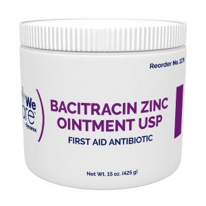 dynarex Bacitracin Zinc First Aid Antibiotic, 15 oz. Jar 1176