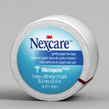 3M COMPANY 3M™ Nexcare™ Micropore™ Paper Medical Tape, 1 Inch x 10 Yard, White 530-P1