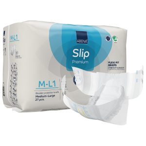 ABENA NORTH AMERICA Abena® Slip Premium Flexi Fit Incontinence Briefs, M-L1 1000020859
