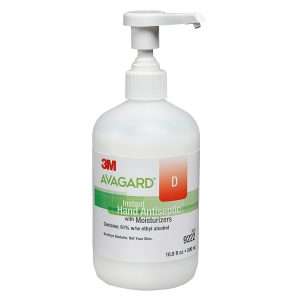 SOLVENTUM CORPORATION 3M Avagard D Hand Antiseptic, 16 oz, Pump Bottle 9222