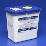 CARDINAL PharmaSafety™ Pharmaceutical Waste Container, 2 Gallon, 10 x 10½ x 7¼ Inch 8820