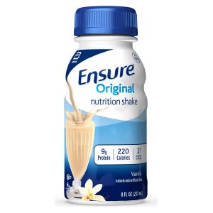 ABBOTT NUTRITION Ensure® Original Therapeutic Nutrition Shake, Vanilla, 8-ounce Bottle 58297