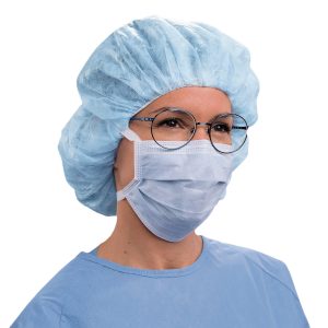 O&M HALYARD INC Halyard Pleated Anti-fog Foam Surgical Mask, One Size Fits Most 49214