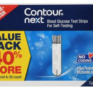 ASCENSIA DIABETES CARE Contour® Next Blood Glucose Test Strips, 70 Strips in a Box 7278