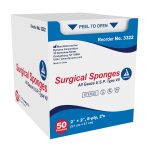 dynarex® Sterile Gauze Sponge, 2 x 2 Inch, Eight-Ply 3322