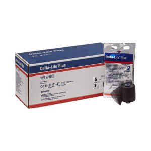 BSN MEDICAL Delta-Lite® Plus Black Cast Tape, 4 Inch x 4 Yard 7345847