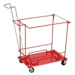 CARDINAL SharpSafety™ Sharps Container Floor Cart, 22 x 12.75 x 22.5 Inch 8992H